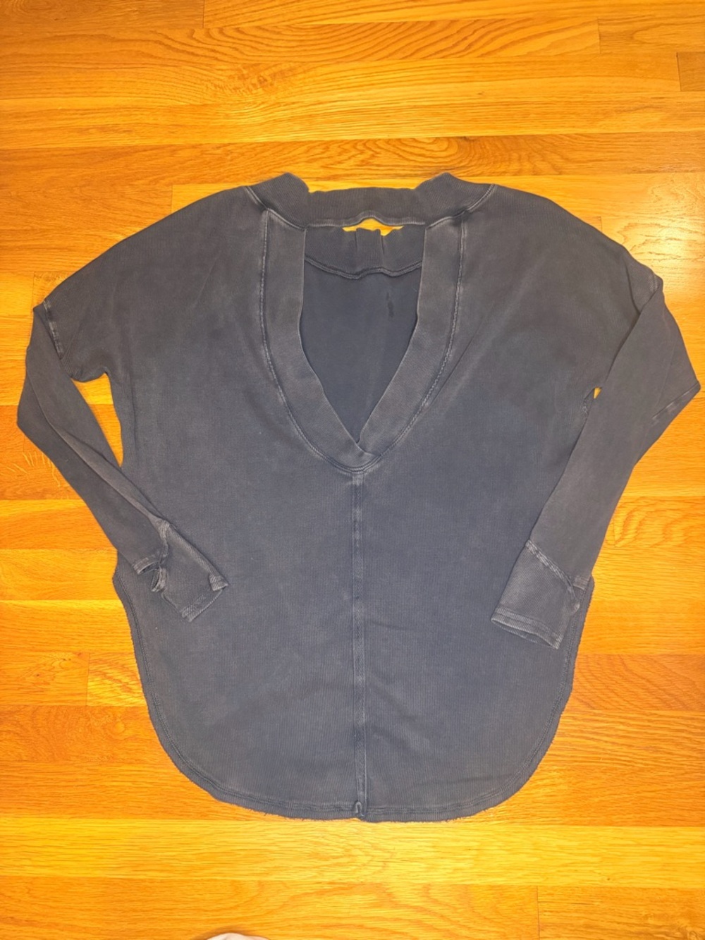 Free People Movement Black Open Back Long Sleeve Top Athletic Gym Yoga - Picture 5 of 11